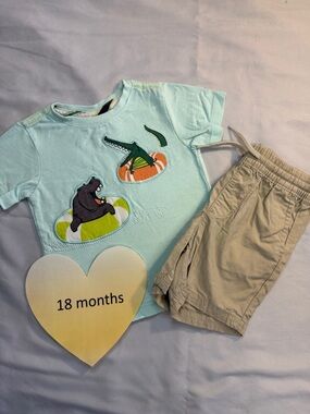 Tommy Bahama and Old Navy  - 2 piece summer set. Size 18 months